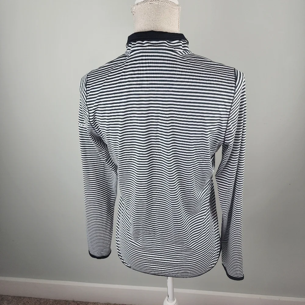 Cuter And Buck Drytec Women’s Black and White Quarter Zip Pop Over Size Small - Picture 6 of 10